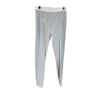 Fabletics Gray Ribbed Womens Leggings Size S